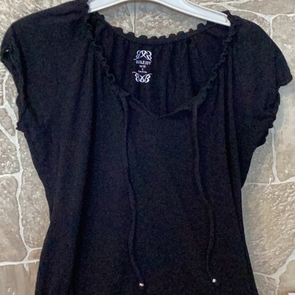 Bugle boy top, black size L